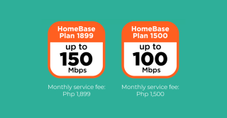 Converge Now offers HomeBase Plan starting 1500 up to 100Mbps