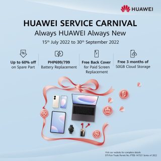 Huawei Service Carnival available until September 30