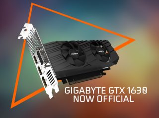 GIGABYTE GTX 1630 Graphics Cards Now Official