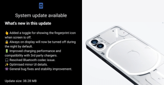 Nothing Phone 1 System Update 1.1.2