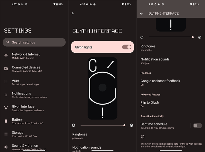 Nothing Phone Ui Glyph Interface