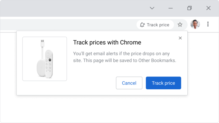 Chrome Price Tracking