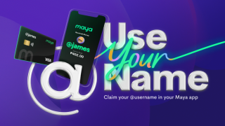 You can now @UseYourName to send and receive money with Maya