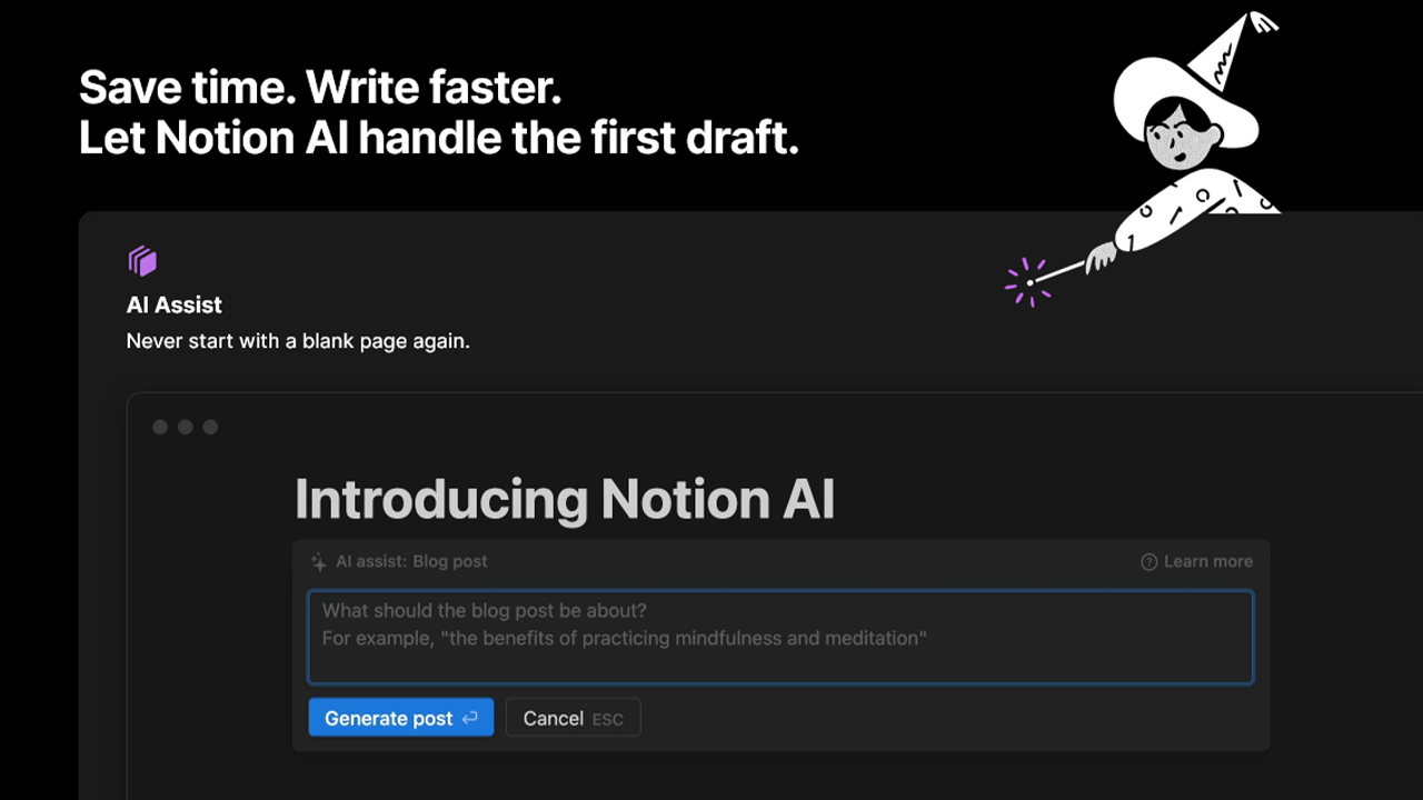 Notion Intros AI That Can Auto write Blog Posts Ideas To do Lists And