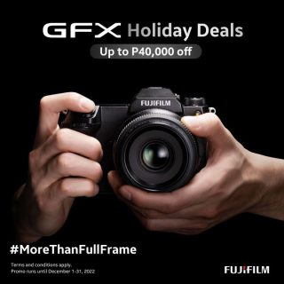 Fujifilm GFX Camera Promo: Up to Php40k discount