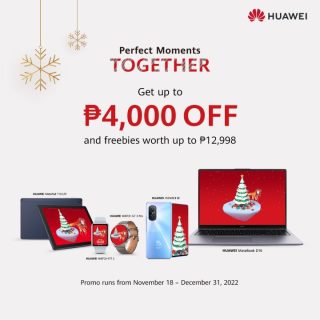 Huawei announces 2022 Holiday Season sale in the Philippines
