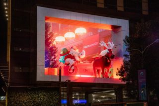 MetaverseGo unveils 1st Christmas 3D billboard in PH, also brings FREE NFT redeemable at SM Megamall