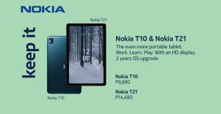 Nokia T10, T21 tablet priced in the Philippines