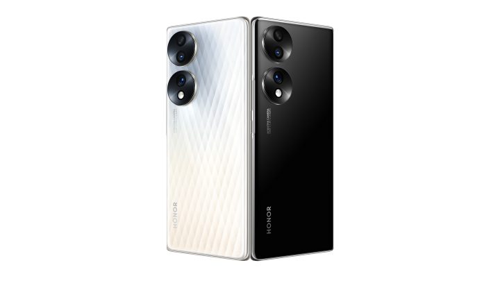 Honor 70 5g In Crystal Silver And Midnight Black