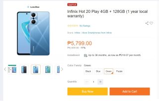 Infinix Hot 20 Play Price