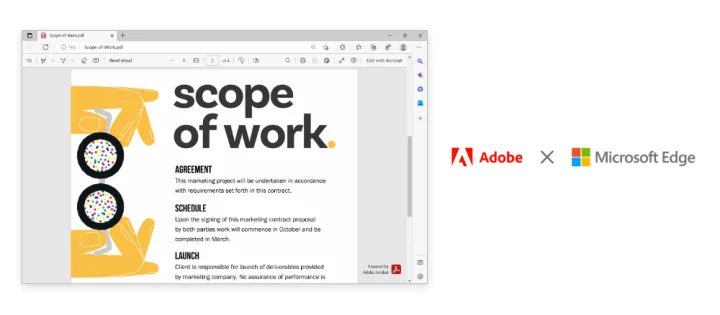 Adobe Microsoft