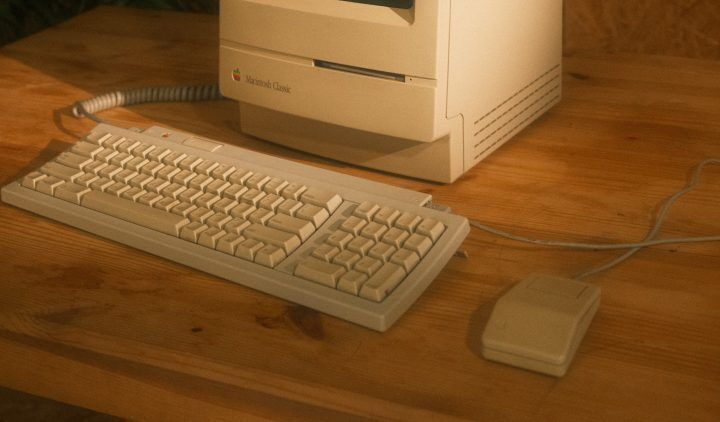 old keyboard and mouse