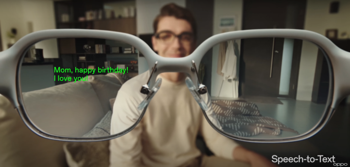 Speech to Text Air Glass 2