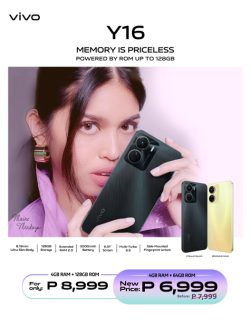 vivo announces 1K price cut for vivo Y16