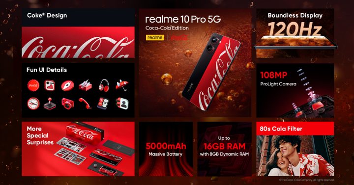 Snag The Realme 10 Pro 5g Coca Cola Edition On Shopee Photo 3