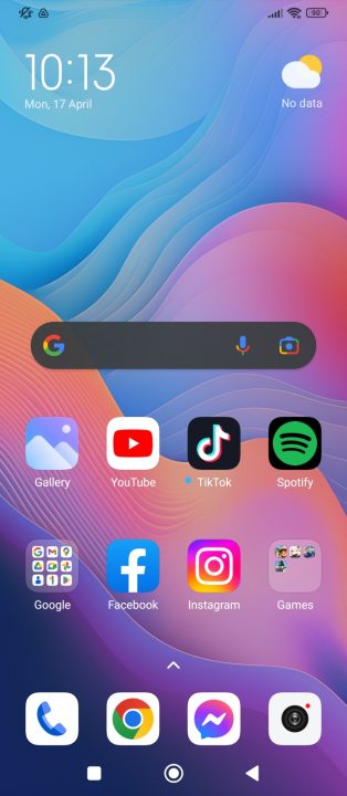 Redmi 12c Homescreen