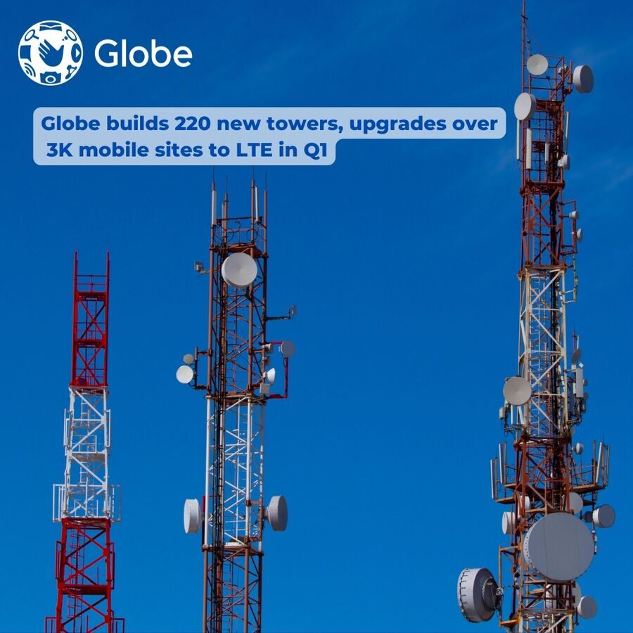 Globe improves over 3K mobile sites to LTE and constructs 220 new