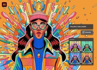 Adobe Illustrator generative AI recolor feature now available