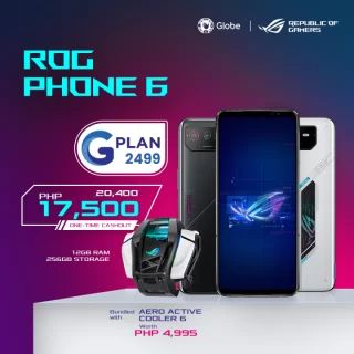 ASUS ROG Phone 6 discounted through Globe GPlan