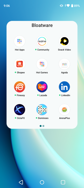 Realme C53 Bloat