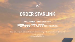 Starlink Kit down to PHP 19,999 for a limited time
