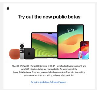 Apple iOS 17 public beta now available
