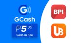 Gcash Cash In Fee Via Bpi Unionbank Fi