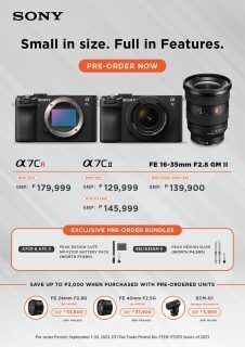 Sony unveils new Alpha 7C and GM2 Series, pre-order promo announced in PH