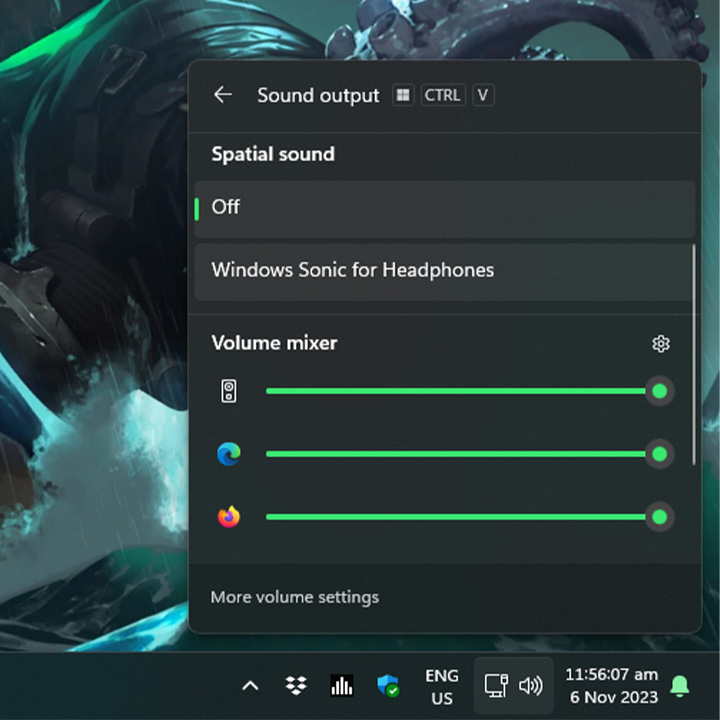 Windows 11 23h2 Volume Mixer On Quick Settings