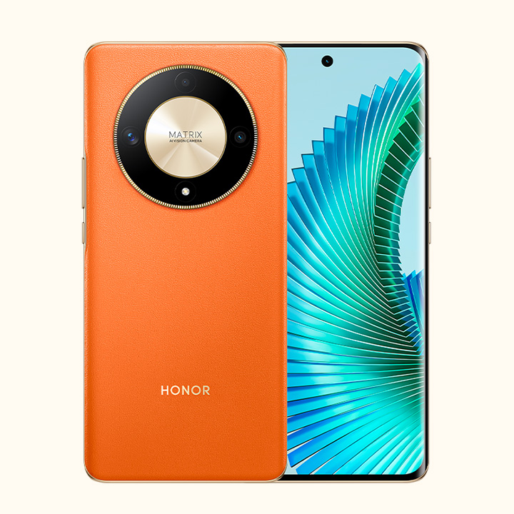 Honor Magic6 Lite Orange Vegan Leather