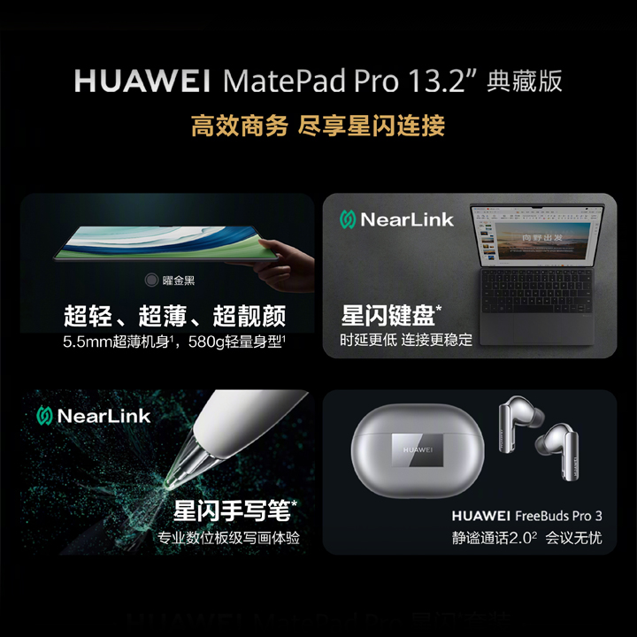 Huawei Matepad Pro 13.2 Collectors Edition Inclusions