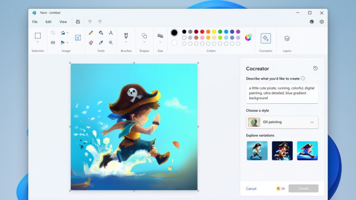 Microsoft Paint Cocreator Fi