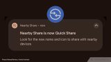 Nearby Share Is Now Quick Share (photo Credits To Mishaal Rahman)
