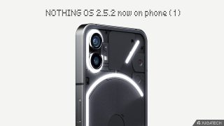 Stable Android 14 upgrade now available for Nothing Phone (1)