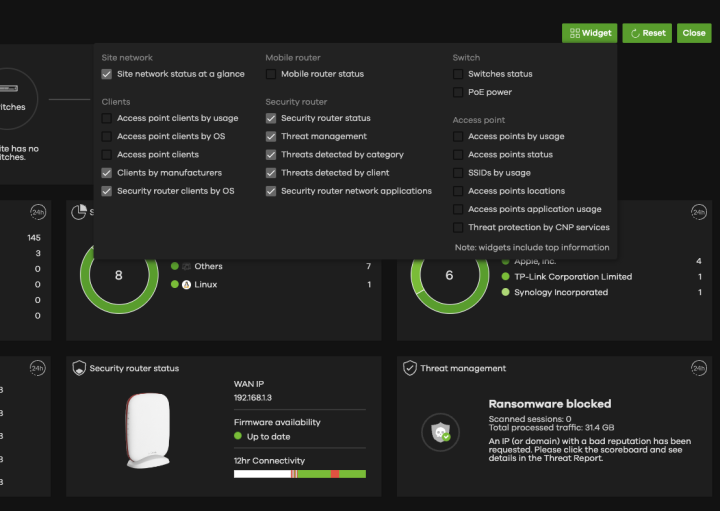 zyxel-axe5400-dashboard-web-portal