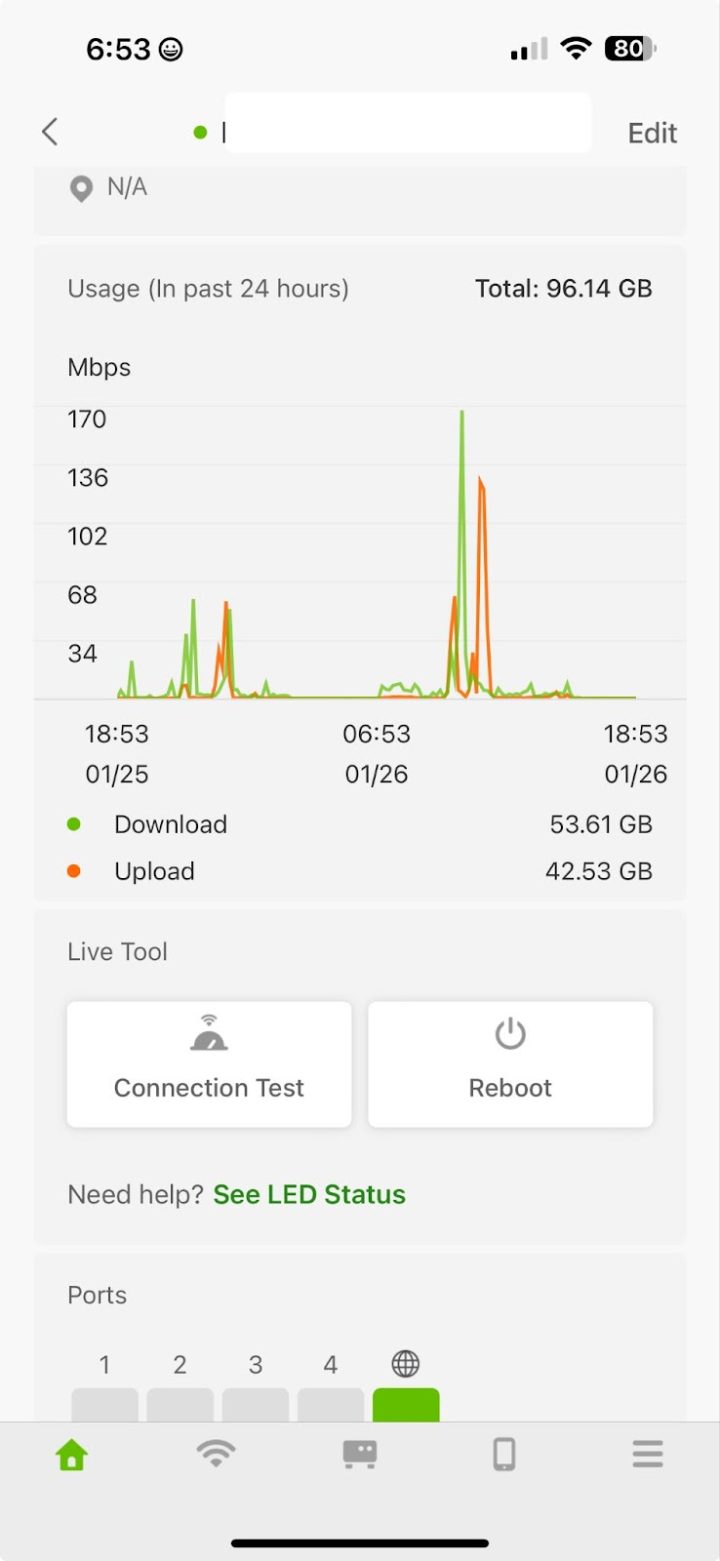 Zyxel AXE5400 Mobile app