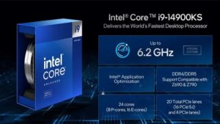 Intel Core i9-14900KS debuts today