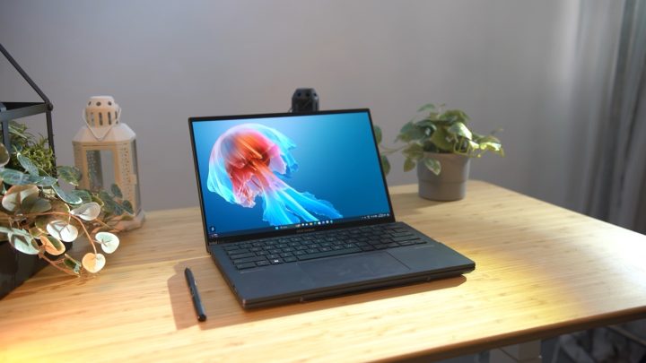 Asus Zenbook Duo 2024 Review Laptop Mode Large