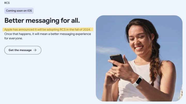 Google Messages Landing Page Reveals When Will Apple Adopt Rcs (highlighted)