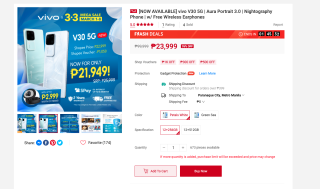 vivo V30 5G Price in the Philippines