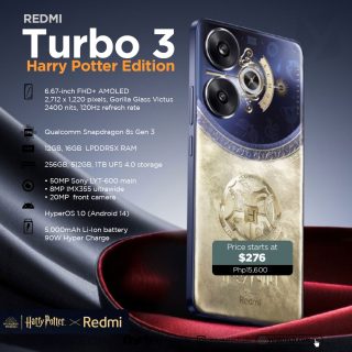 Redmi Turbo 3 announced with Harry Potter Edition