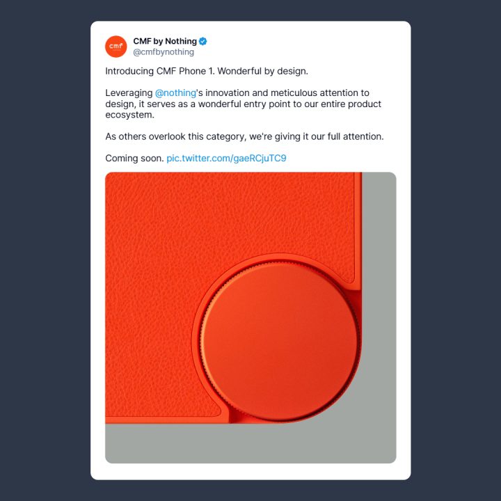 The post notes how Nothing focuses on design, seeing it as a focal ...