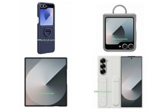 Samsung Galaxy Z Flip6 and Fold6 seen in case product shots