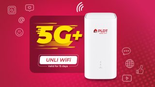 PLDT Prepaid Home WiFi 5G+ now available