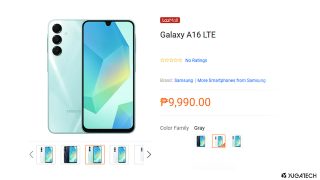 Samsung Galaxy A16 LTE price in PH spotted online
