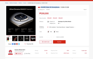 HUAWEI Mate X6 Spotted on Shopee Philippines