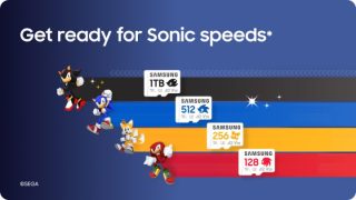 Samsung Teams Up with SEGA for Sonic the Hedgehog PRO Plus microSD Cards