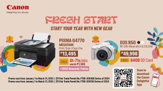 Canon PH rolls out New Year promos for cameras, PIXMA printers