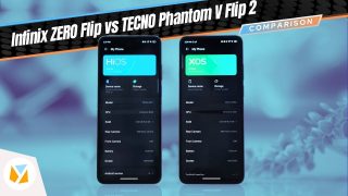 Watch: Infinix ZERO flip vs TECNO Phantom V Flip 2 Comparison Review