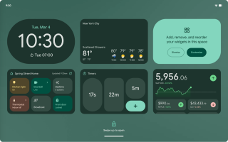 Lock Screen Widgets are Coming to Android Tablets and Phones